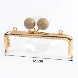 1-5Pcs 12.5cm Purse Frame Bag Kiss Clasp Lock Bags Resin Beads Ball Clutch Frames for Making DIY Handle Sewing Craft 18 Colors