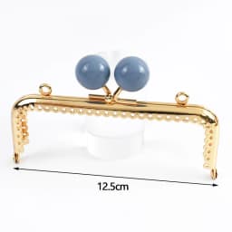 1-5Pcs 12.5cm Purse Frame Bag Kiss Clasp Lock Bags Resin Beads Ball Clutch Frames for Making DIY Handle Sewing Craft 18 Colors