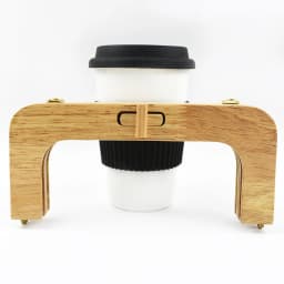 1Pc Wooden Handle for Bags Closure Kiss Clasp Purse Frame Women Handbags Woven-bag DIY Handmade Bracket Accessories