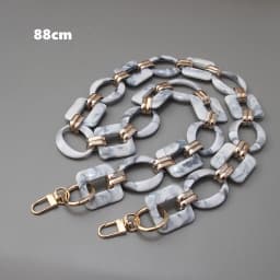New Fashion Woman Bag Accessory Detachable Replacement Red Ink Acrylic Metal Chain Luxury Strap Women Shoulder Clutch Chains