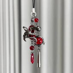 Creative Phone Charms Fashion Trendy Beaded Rabbit Mobile Phone Chain Lanyard Keychain Bag Decoration Pendant Card Book Chain