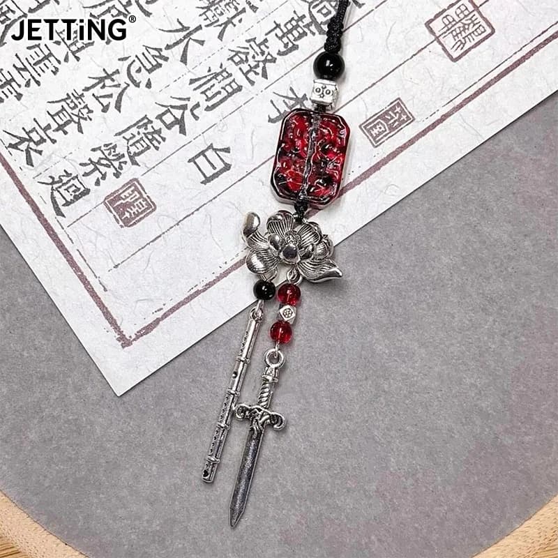 Creative Phone Charms Fashion Trendy Beaded Rabbit Mobile Phone Chain Lanyard Keychain Bag Decoration Pendant Card Book Chain