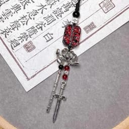 Creative Phone Charms Fashion Trendy Beaded Rabbit Mobile Phone Chain Lanyard Keychain Bag Decoration Pendant Card Book Chain