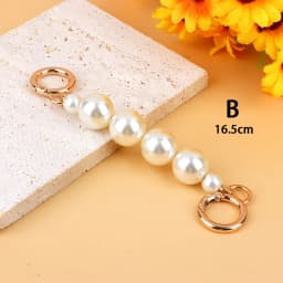 Bag Extension Chain Crossbody Purse Heart-shaped Chain Strap Handbag Hanging Buckle DIY Chain Charm Shoulder Bag Accessories