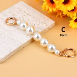Bag Extension Chain Crossbody Purse Heart-shaped Chain Strap Handbag Hanging Buckle DIY Chain Charm Shoulder Bag Accessories