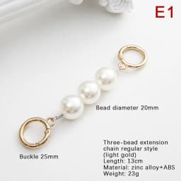 Bag Extension Chain Crossbody Purse Heart-shaped Chain Strap Handbag Hanging Buckle DIY Chain Charm Shoulder Bag Accessories