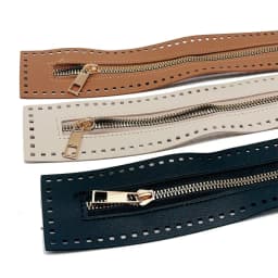 27cm Long Solid Leather Zipper for Handbag Crochet Bag Hardware Practical Sewing Accessory Purse Accessories Diy Bag