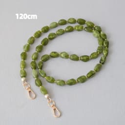 New Fashion Woman Bag Accessory Detachable Green Beaded Chains Cute Acrylic Luxury Strap Women Elegant Bag Shoulder Handle Chain