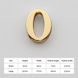 CRAZYSMITH Letter Decorative Buckles Alphabet Decoration Zinc Alloy Hardware for Bag Strap Belt Modification DIY Bag Accessories
