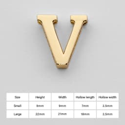 CRAZYSMITH Letter Decorative Buckles Alphabet Decoration Zinc Alloy Hardware for Bag Strap Belt Modification DIY Bag Accessories
