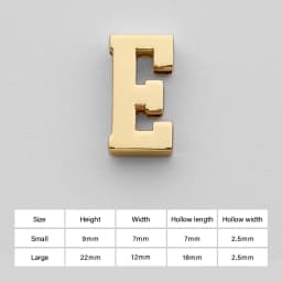CRAZYSMITH Letter Decorative Buckles Alphabet Decoration Zinc Alloy Hardware for Bag Strap Belt Modification DIY Bag Accessories