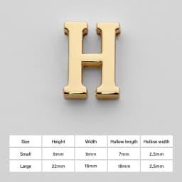 CRAZYSMITH Letter Decorative Buckles Alphabet Decoration Zinc Alloy Hardware for Bag Strap Belt Modification DIY Bag Accessories