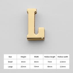 CRAZYSMITH Letter Decorative Buckles Alphabet Decoration Zinc Alloy Hardware for Bag Strap Belt Modification DIY Bag Accessories