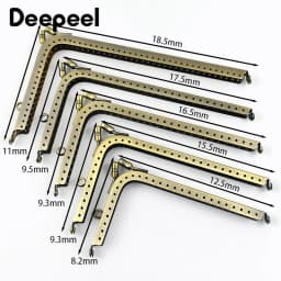 1/2/5Pcs 12.5-18.5cm Metal Bags Handle Coin Purse Frame Handbag Wallet Kiss Clasp Sewing Bracket DIY Hardware Bag Accessories