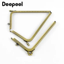 1/2/5Pcs 12.5-18.5cm Metal Bags Handle Coin Purse Frame Handbag Wallet Kiss Clasp Sewing Bracket DIY Hardware Bag Accessories