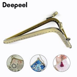 1/2/5Pcs 12.5-18.5cm Metal Bags Handle Coin Purse Frame Handbag Wallet Kiss Clasp Sewing Bracket DIY Hardware Bag Accessories