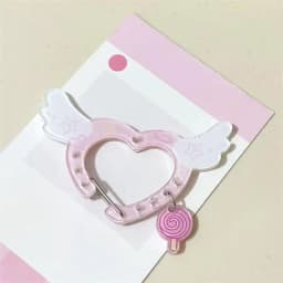 Kawaii Acrylic Carabiner Keychain Cute Cartoon Key Ring for Backpack, Bag Charm & Ita Bag Accessory〔CC88〕