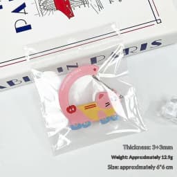 Kawaii Acrylic Carabiner Keychain Cute Cartoon Key Ring for Backpack, Bag Charm & Ita Bag Accessory〔CC88〕