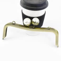 1Pc 20cm Metal Pearl Head Handle Handbag Retro Kiss Clasp Lock Buckle Purse Frame Brackets Bag Handles Replacement Accessories
