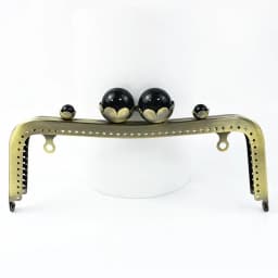 1Pc 20cm Metal Pearl Head Handle Handbag Retro Kiss Clasp Lock Buckle Purse Frame Brackets Bag Handles Replacement Accessories