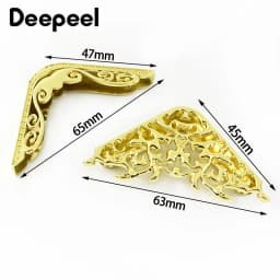 2/4/10Pcs Metal Corner Protector Clip Buckle for Handbags Book Edge End Lock Buckles Decoration Cover Corners Clasp Accessories
