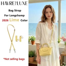2026 New Leather Bag Strap For Longchamp Mini Lime Durable Fashion Without Punching Modification Bag Accessories