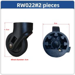 Universal Wheel Luggage Cart Travel Suitcase Wheel Tool Box Wheel Caster Bag Wheel Removal Wheel 022 Travel Luggage Accessories