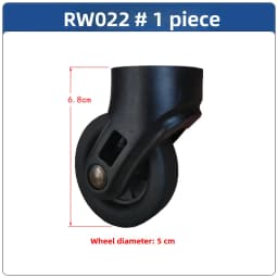 Universal Wheel Luggage Cart Travel Suitcase Wheel Tool Box Wheel Caster Bag Wheel Removal Wheel 022 Travel Luggage Accessories