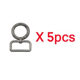 5-20pcs 13-38mm Metal Bags Strap Buckle Swivel Lobster Clasp Pet Collar Carabiner Bag Straps Keychain Snap Hook Accessories