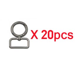 5-20pcs 13-38mm Metal Bags Strap Buckle Swivel Lobster Clasp Pet Collar Carabiner Bag Straps Keychain Snap Hook Accessories