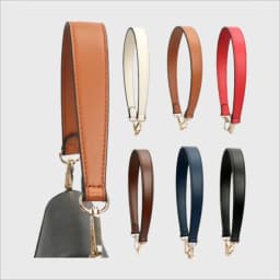 PU Leather Bag Strap Handbags Handles For Handbag Short Bag Strap Purse Strap Golden Buckle Replacement Bag Belt Band
