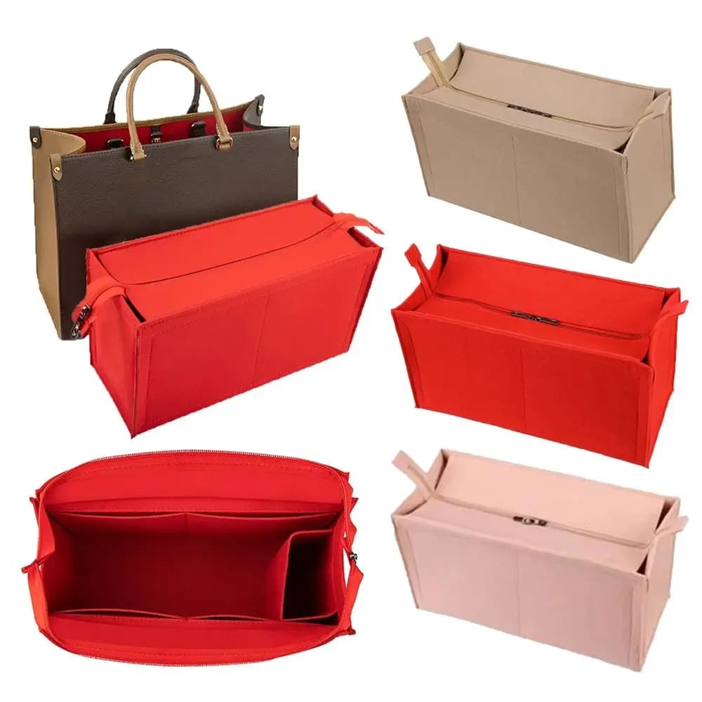 Felt Bag Support Handbag Insert Bag Durable Felt Storage Purse Liner Portable Organization Internal Bag for For LV Onthego
