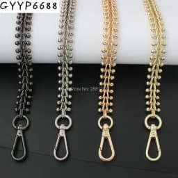 1PC 60/70/100/110/120/130CM 17MM High-end Metal Bag Chains For Women Handbag Shoulder Strap Crossbody Bag Belt Chain Accessories
