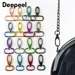5/10Pcs 20-38mm Bag Strap Metal Buckle Swivel Lobster Clasp Dog Collar Carabiner Clip KeyChain Webbing Snap Hook DIY Accessories