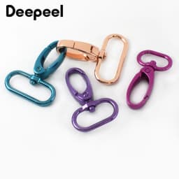 5/10Pcs 20-38mm Bag Strap Metal Buckle Swivel Lobster Clasp Dog Collar Carabiner Clip KeyChain Webbing Snap Hook DIY Accessories