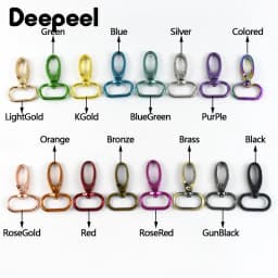 5/10Pcs 20-38mm Bag Strap Metal Buckle Swivel Lobster Clasp Dog Collar Carabiner Clip KeyChain Webbing Snap Hook DIY Accessories