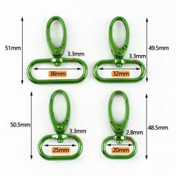 5/10Pcs 20-38mm Bag Strap Metal Buckle Swivel Lobster Clasp Dog Collar Carabiner Clip KeyChain Webbing Snap Hook DIY Accessories
