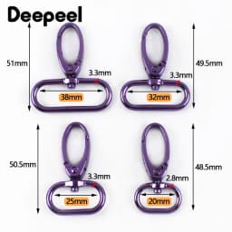 5/10Pcs 20-38mm Bag Strap Metal Buckle Swivel Lobster Clasp Dog Collar Carabiner Clip KeyChain Webbing Snap Hook DIY Accessories