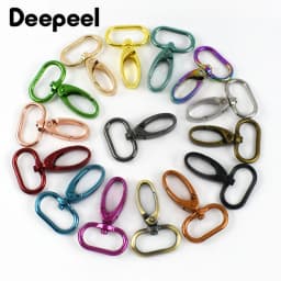 5/10Pcs 20-38mm Bag Strap Metal Buckle Swivel Lobster Clasp Dog Collar Carabiner Clip KeyChain Webbing Snap Hook DIY Accessories
