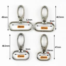 5/10Pcs 20-38mm Bag Strap Metal Buckle Swivel Lobster Clasp Dog Collar Carabiner Clip KeyChain Webbing Snap Hook DIY Accessories