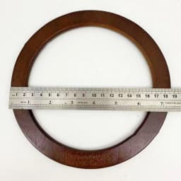2Pcs Deepeel 12.8-13.5cm New Round Wooden Handle DIY Handbag Sewing Brackets Wood Ring Bags Handles Purse Frame Bag Accessories