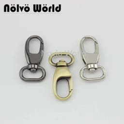 Nolvo World 5-20-100pcs 53*20mm 3/4" metal strap buckle for bags,dog collar strap thick clasp swivel snap hook