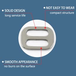5/10/20Pcs 20/25/38mm Stainless Steel Buckle Bag Strap Tri-Glide Slider Pet Collar Webbing Adjust Clasp DIY Hardware Accessories