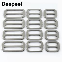 5/10/20Pcs 20/25/38mm Stainless Steel Buckle Bag Strap Tri-Glide Slider Pet Collar Webbing Adjust Clasp DIY Hardware Accessories