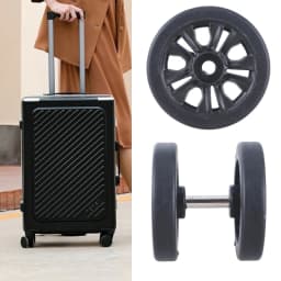 8Pcs 55x11mm Suitcase Luggages Double Swivels Castors Repair Kits Easy to Install for Replacement Luggages