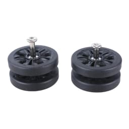 8Pcs 55x11mm Suitcase Luggages Double Swivels Castors Repair Kits Easy to Install for Replacement Luggages
