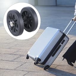 8Pcs 55x11mm Suitcase Luggages Double Swivels Castors Repair Kits Easy to Install for Replacement Luggages
