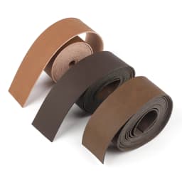 2Meters DIY Crafts Leather Strips Strap for Bag Accessories Coffee Brown Handbag Handles Decor Belt Watch Straps Leathercrafts