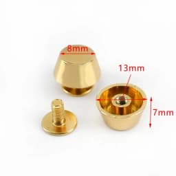 10/20/30Pcs Metal Nail Buckle Handbag Mushroom Rivet Button Purse Screw Stud Buckles Protecting Feet Leather Crafts Accessories