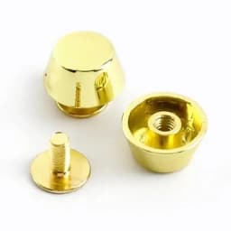 10/20/30Pcs Metal Nail Buckle Handbag Mushroom Rivet Button Purse Screw Stud Buckles Protecting Feet Leather Crafts Accessories